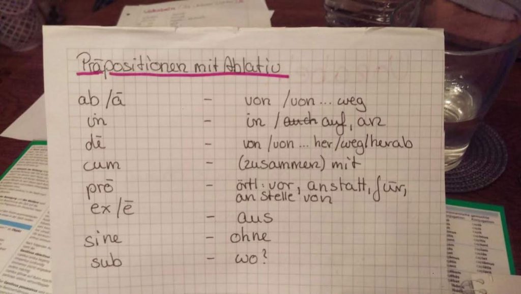 academia linguae latinum in 4 wochen