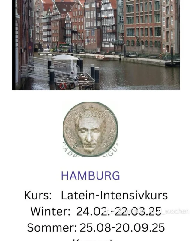 Latein-Intensivkurs 2025 in Hamburg
Jetzt anmelden & Kursplatz sichern🤓

#hamburg #unihamburg #studiereninhamburg #studygram #studymotivation #studygrammer