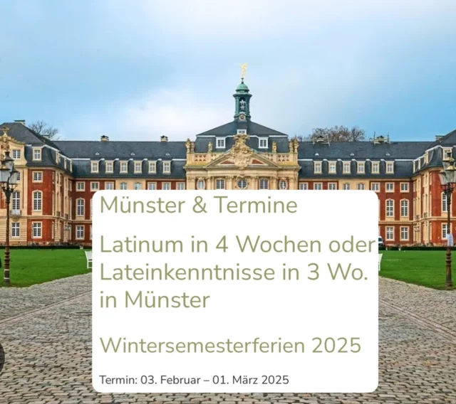 Latinum in 4 Wochen/ Lateinkenntnisse in 3 Wochen in Münster 2025❗️

Jetzt anmelden & Platz sichern🤓

#münster #muenster #unimünster #universitätmünster #studygram #studylife📚 #studymotivation #studylifebestlife